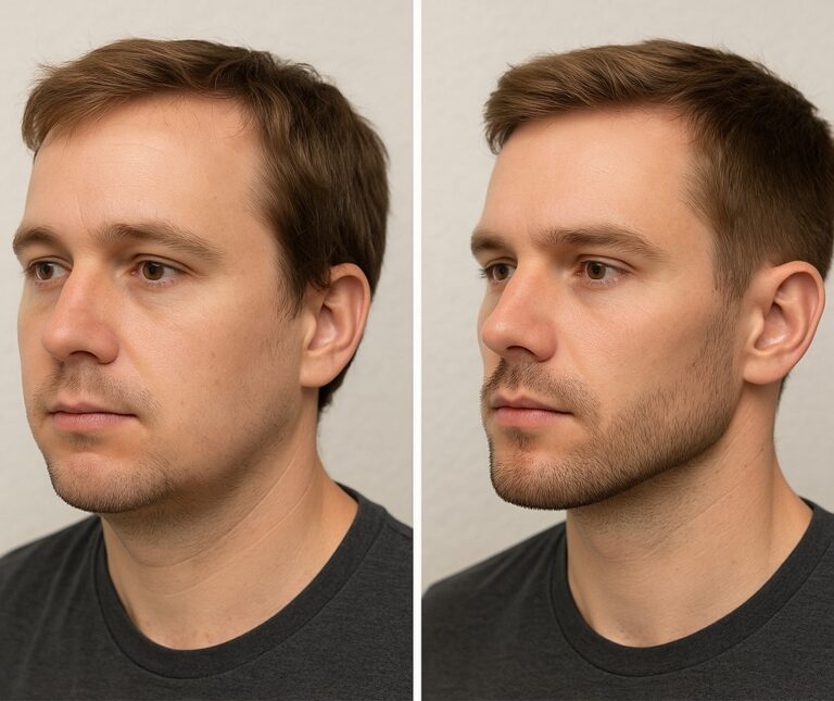 Marcación Mandibular en málaga con Ácido Hialurónico - clinica de medicina estética Rejuvelook 02