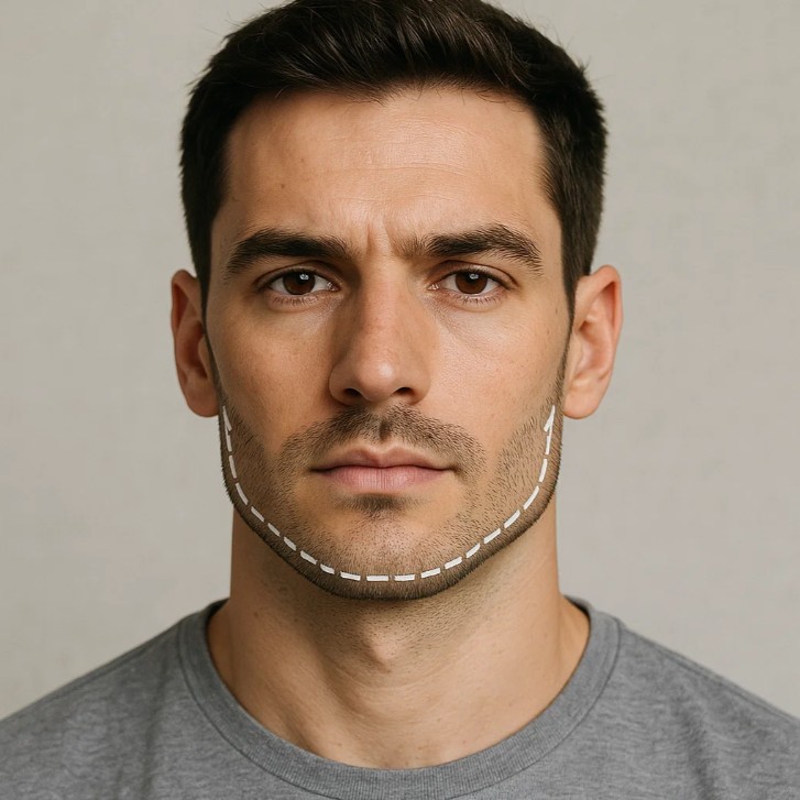 Marcación Mandibular en málaga con Ácido Hialurónico - clinica de medicina estética Rejuvelook