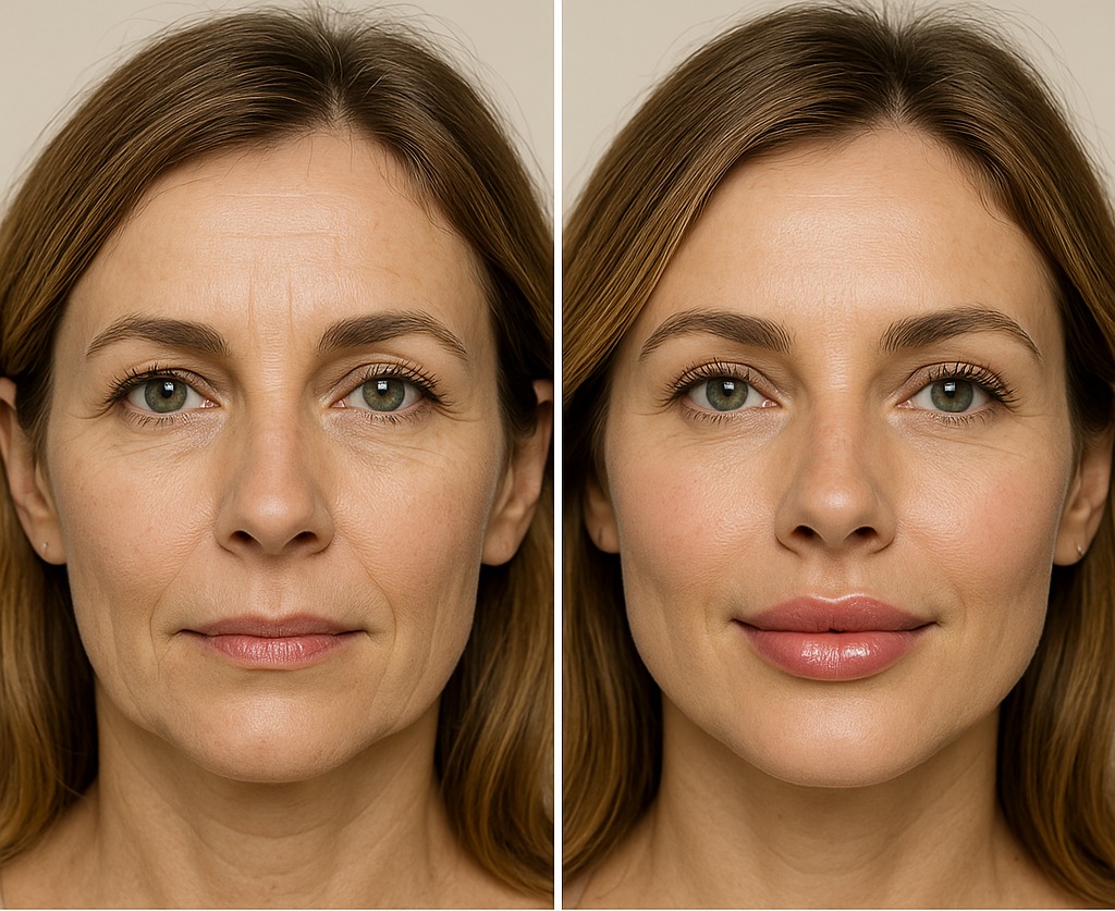 antes y despues aumento de labios en malaga - Labios Rusos - Clinica Medicina estética en Málaga
